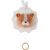 Variation Marron, beige du produit Peluche musicale à suspendre lion Babou de la marque Noukie's