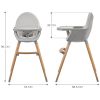 Chaise haute 2 en 1 Fini 2 Grey Kinderkraft Produit 9