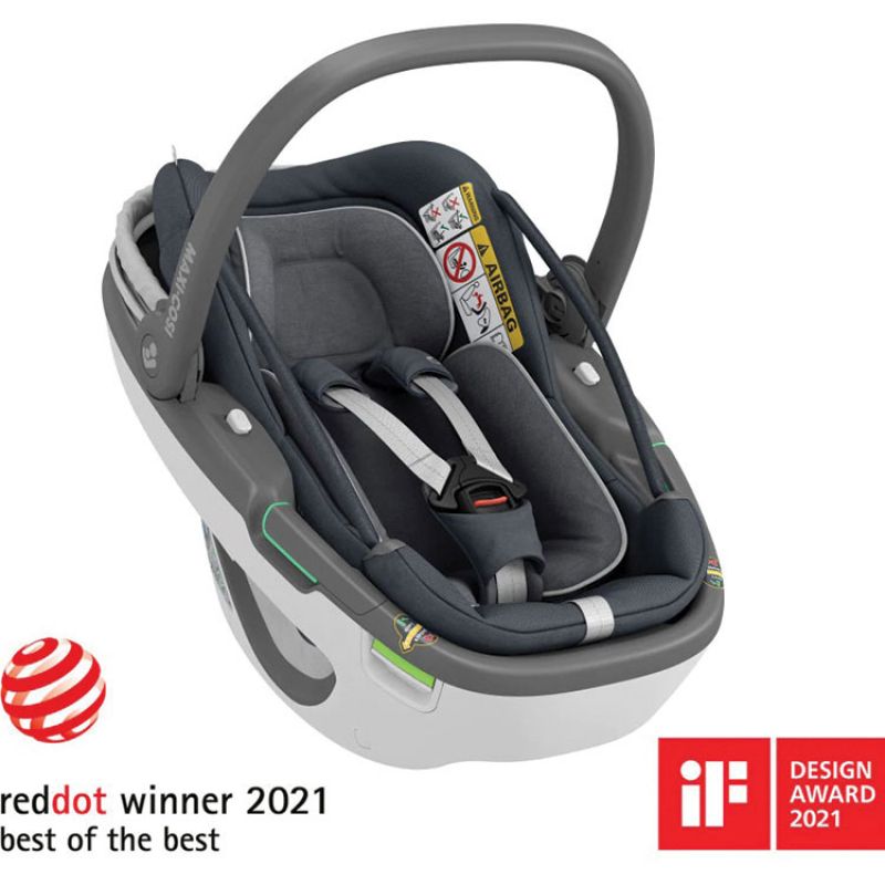 Cosy siège auto Coral 360 gris Essential Graphite (groupe 0+) Maxi-Cosi