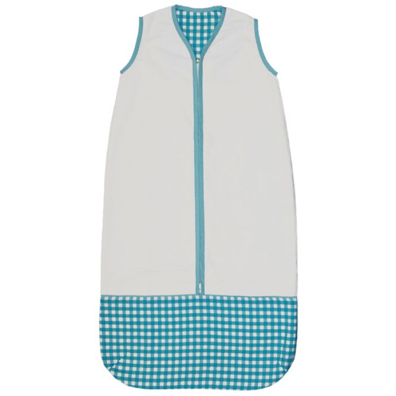 Gigoteuse légère Vichy bleu (90 cm) Taftan