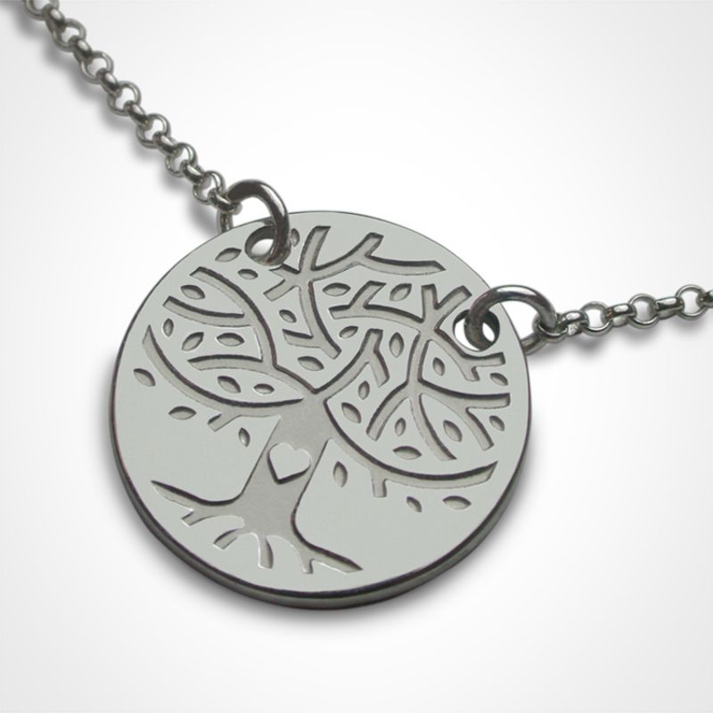 Collier sur chaîne LOVETREE personnalisable (argent 925°) Mikado
