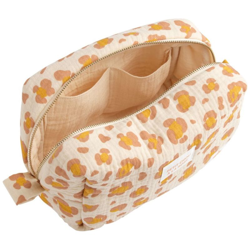 Trousse de toilette Léopard Petit Chou Sauthon Produit ouvert 3