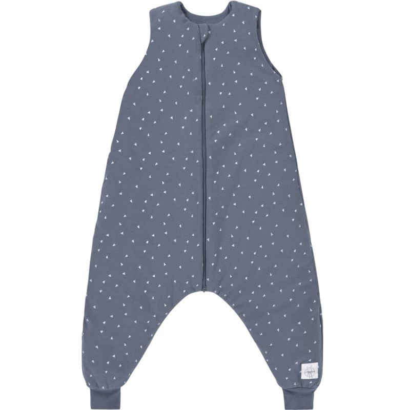 Combinaison pour dormir en coton bio triangle bleu (1-2 ans) Lässig