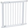 Barrière de sécurité flat step ultra plate métal blanc - Safety 1st