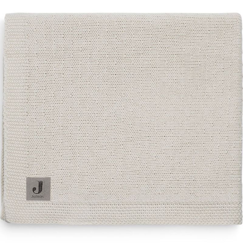 Couverture bébé en coton Bliss knit nougat (75 x 100 cm) Jollein