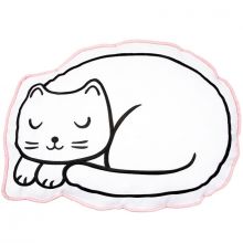 Coussin chat Cutie Cat (42 x 30 cm)  par sass & belle