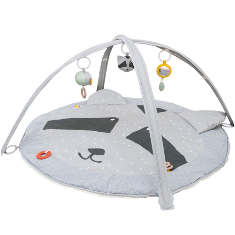 Tapis d'éveil avec arches raton laveur Mr. Raccoon Trixie