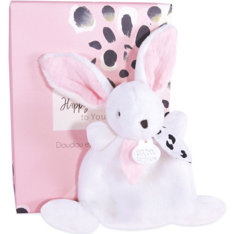 Coffret doudou Lapin Happy Blush Doudou et Compagnie