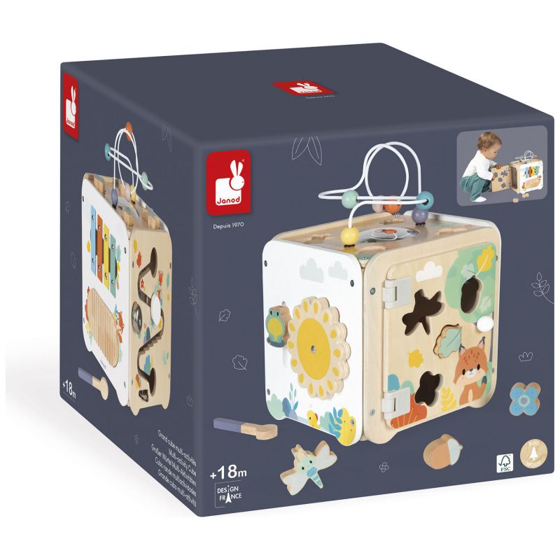 Grand cube multiactivités Pure Janod Packaging 9