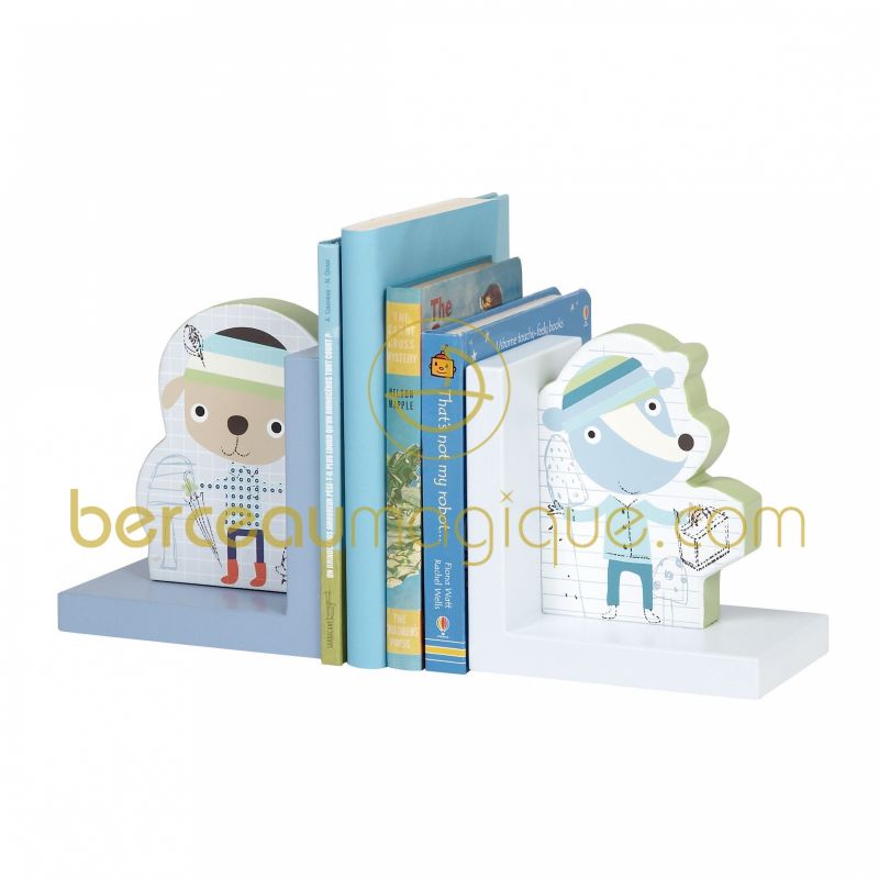 Serre livres Scrapbook bleu Mamas and Papas