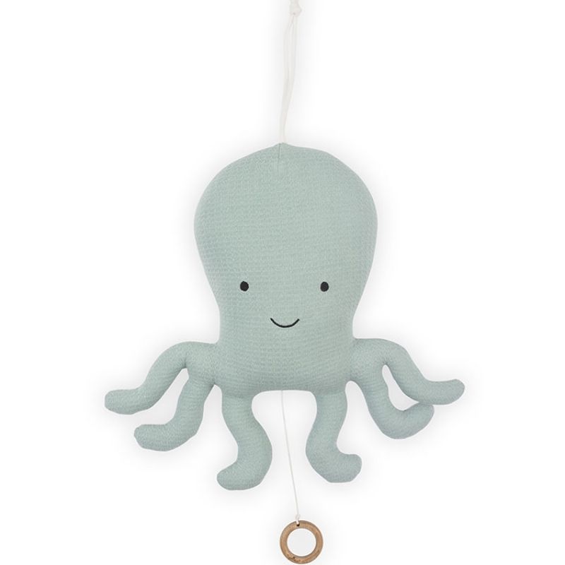 Peluche musicale pieuvre Tiny waffle (34 cm) Jollein