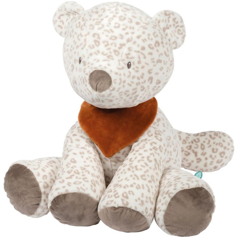 Grande peluche Jungo léopard des neiges Boris & Jungo (75cm) Nattou