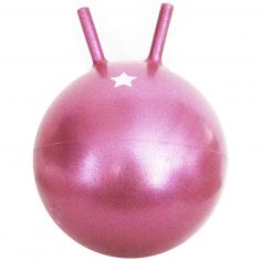 Ballon sauteur paillettes Rose - Ratatam