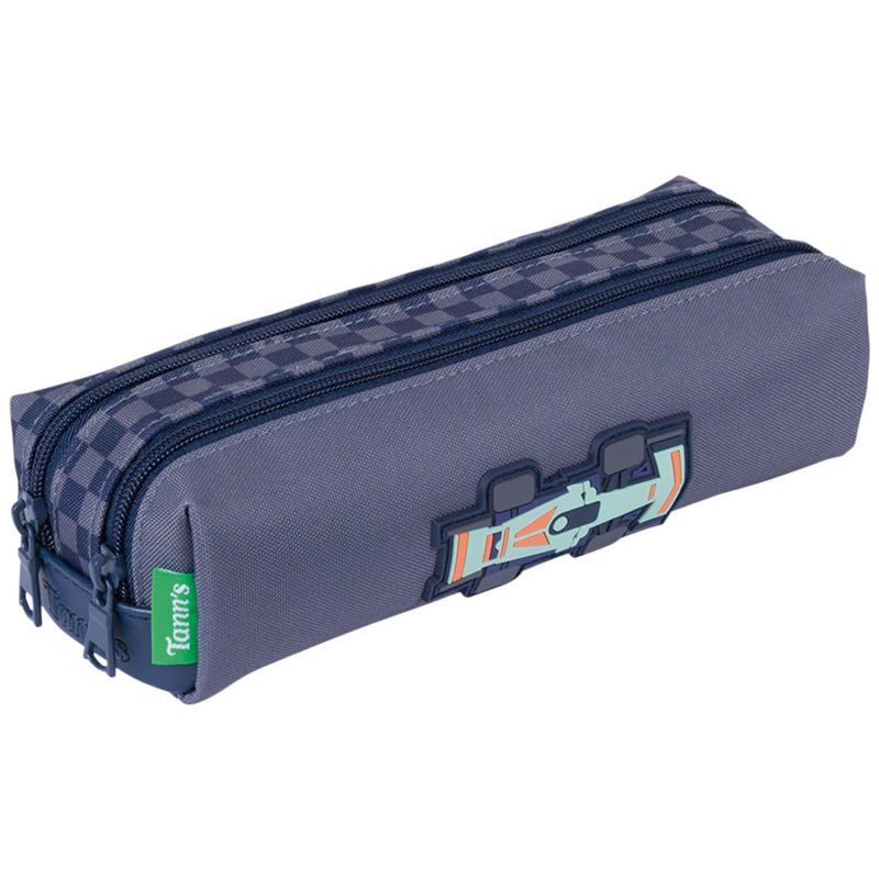 Trousse double Les Fantaisies Romain Gris Tann's Produit 1