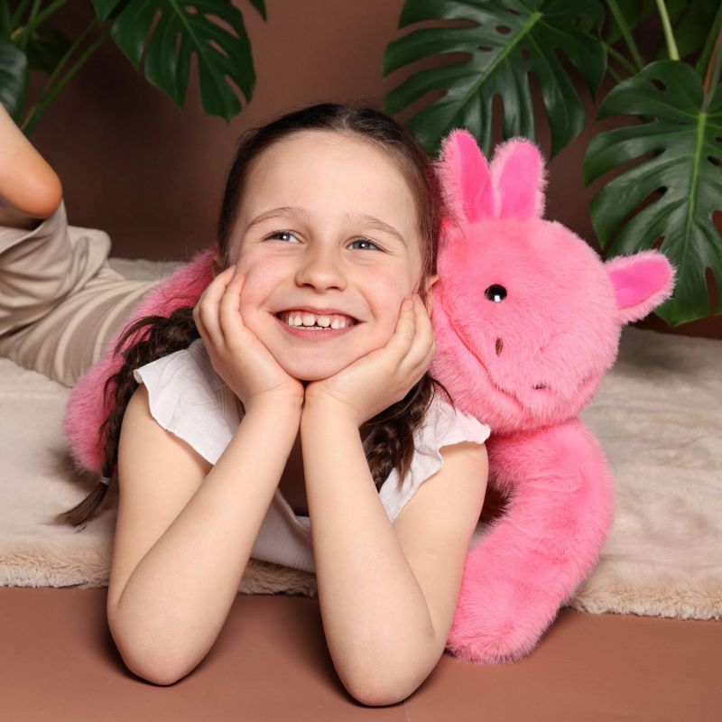 Peluche Axolotl lesté lesté PODCOLL (50 cm) Histoire d'Ours Ambiance 5