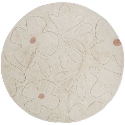 Tapis rond Gentle Flora (140 cm) Nattiot