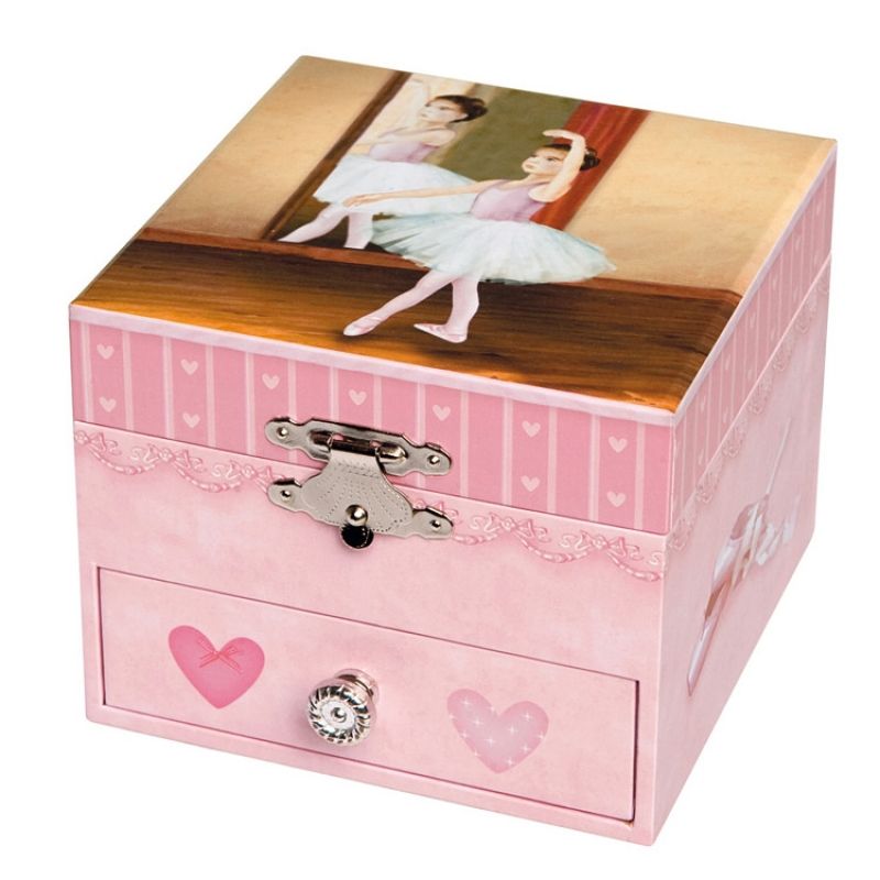 Coffret cube musical danseuse tutu Trousselier