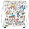 Sac à ficelles à colorier lavable et réutilisable Dino avec 10 feutres Eatsleepdoodle Produit 4