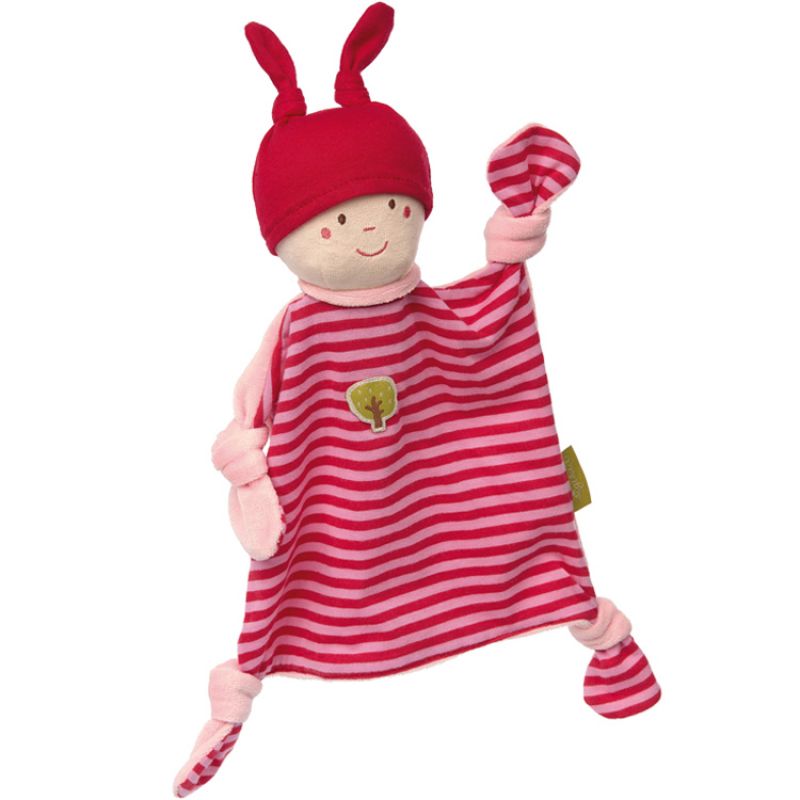 Doudou plat petit lutin rose Green Sigikid