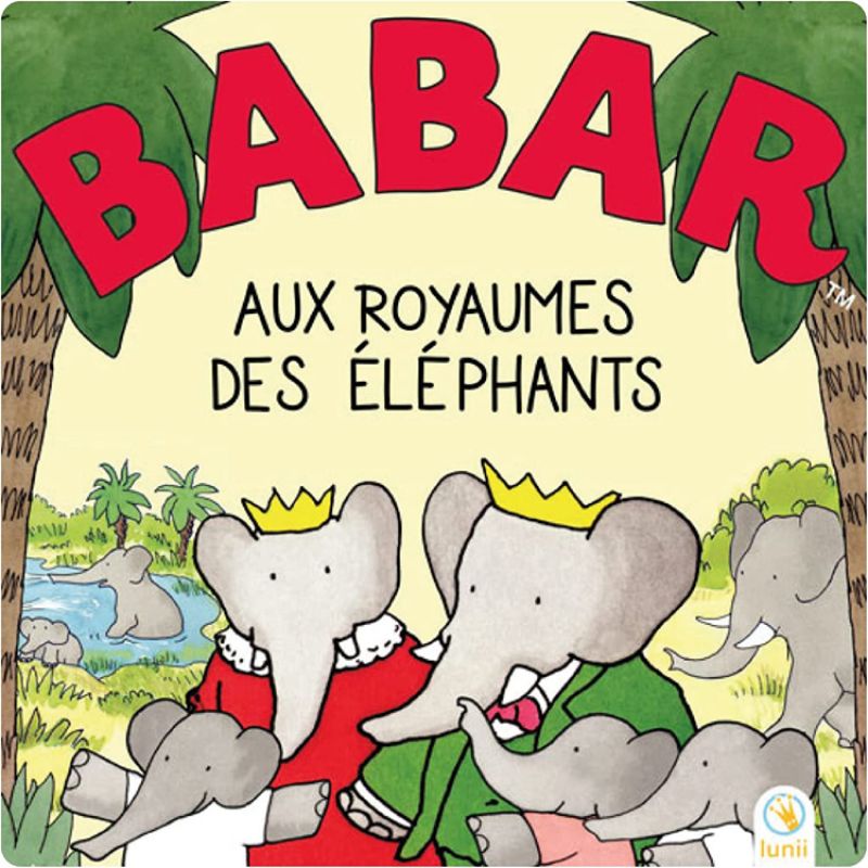 12 histoires interactives Babar aux royaumes des éléphants (3 ans et +) Lunii Produit 1 grande taille