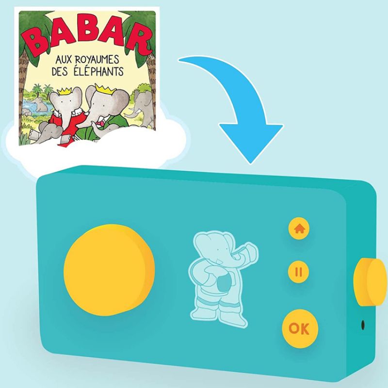 12 histoires interactives Babar aux royaumes des éléphants (3 ans et +) Lunii Produit 3