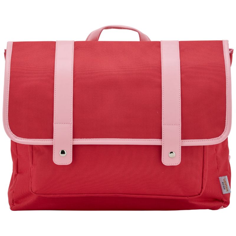 Cartable A4 primaire Rouge (38 cm) Atelier Wagram Produit 1