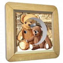 Prise décorée Maman et Bébé ours  par DKO Interrupteur