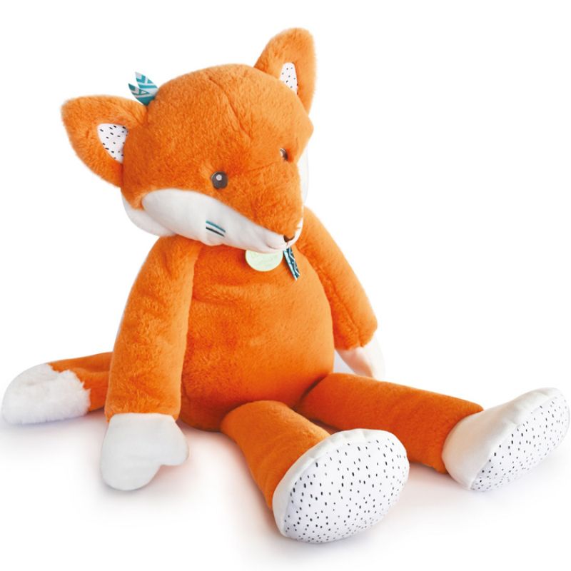 Peluche géante Tiwipi renard (60 cm) Doudou et Compagnie