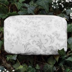 Trousse de toilette enduite Toile de Jouy gris clair (25 cm) - Tartine et Chocolat