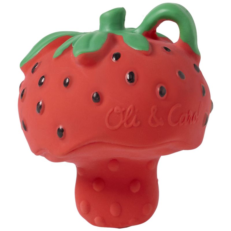 Mini jouet de dentition Chewy Sweetie la fraise Oli & Carol Produit 1