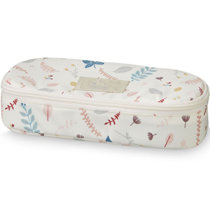 Trousse scolaire Pressed Leaves rose Cam Cam Copenhagen