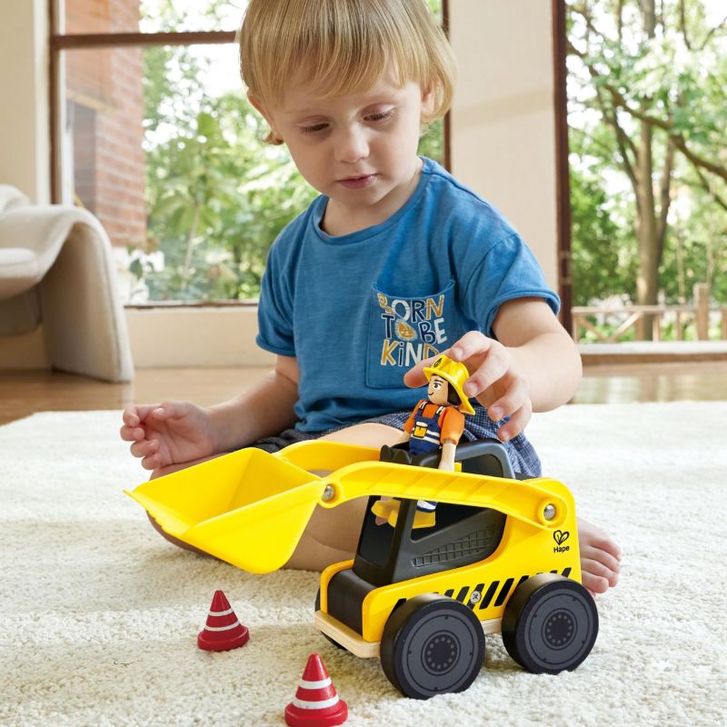 Camion bulldozer Mes engins de chantier Hape Ambiance 2