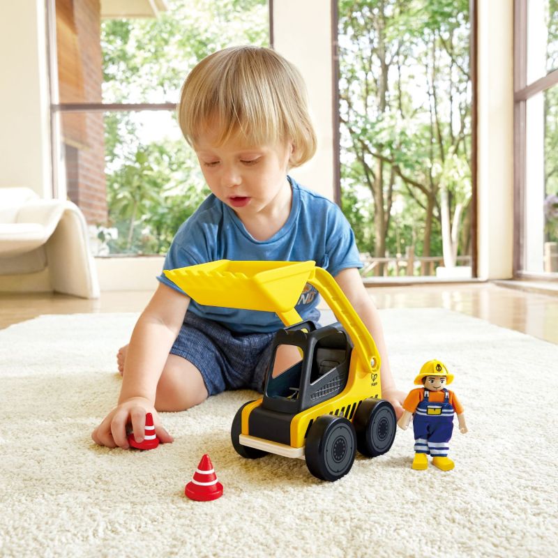 Camion bulldozer Mes engins de chantier Hape Ambiance 5