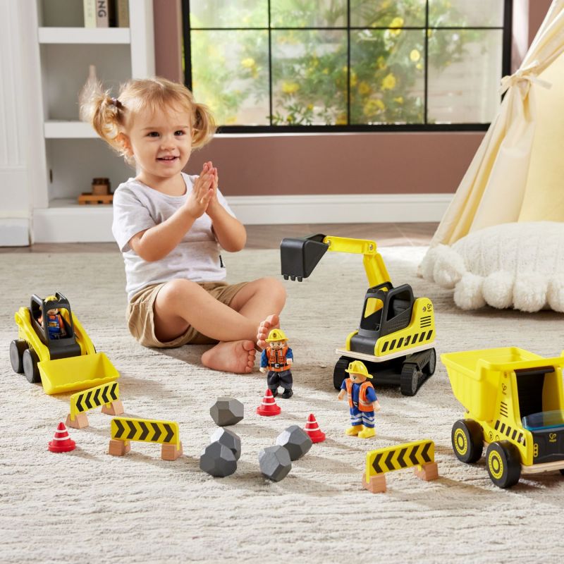 Camion bulldozer Mes engins de chantier Hape Ambiance 7