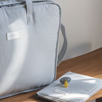 Protège carnet de santé Little Bloom Vichy Gris