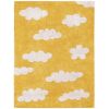 Tapis rectangulaire Clouds nuage jaune (120 x 160 cm)  par Lorena Canals