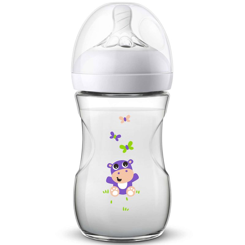 Biberon Natural hippopotame safari (260 ml) Philips AVENT