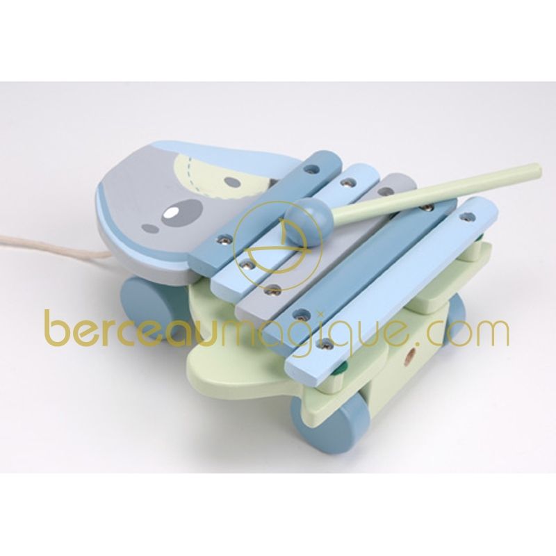 Xylophone petit chien bleu  Amadeus Les Petits