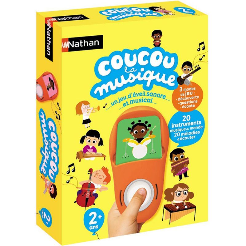 Jeu éducatif Coucou la musique (3 modes) Nathan