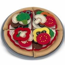 Aliments en feutre ensemble à pizza (40 pièces)  par Melissa & Doug