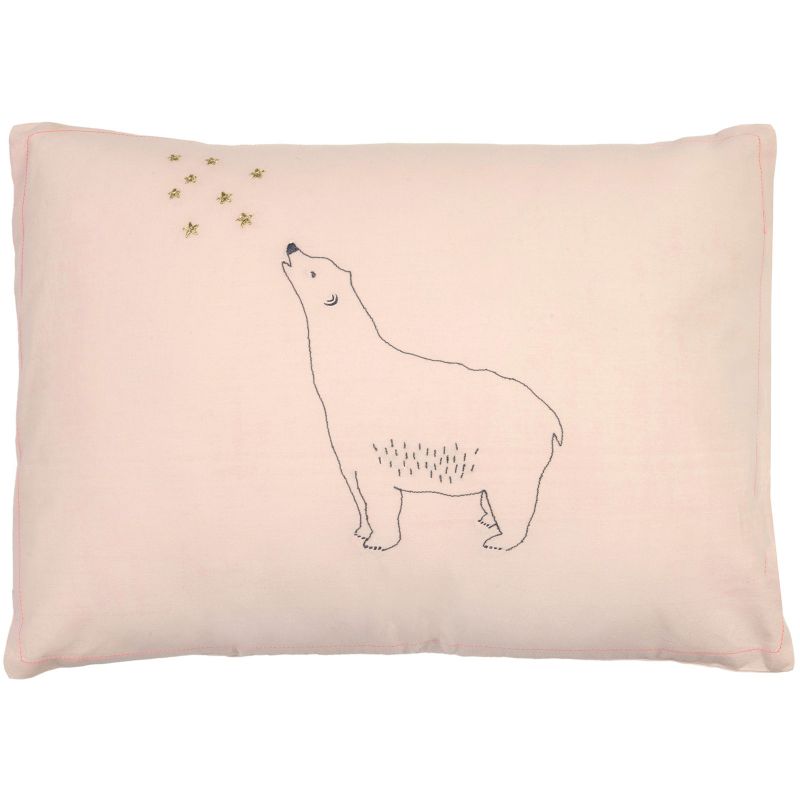 Coussin brodé Bear and stars (30 x 40 cm) Mimi'lou