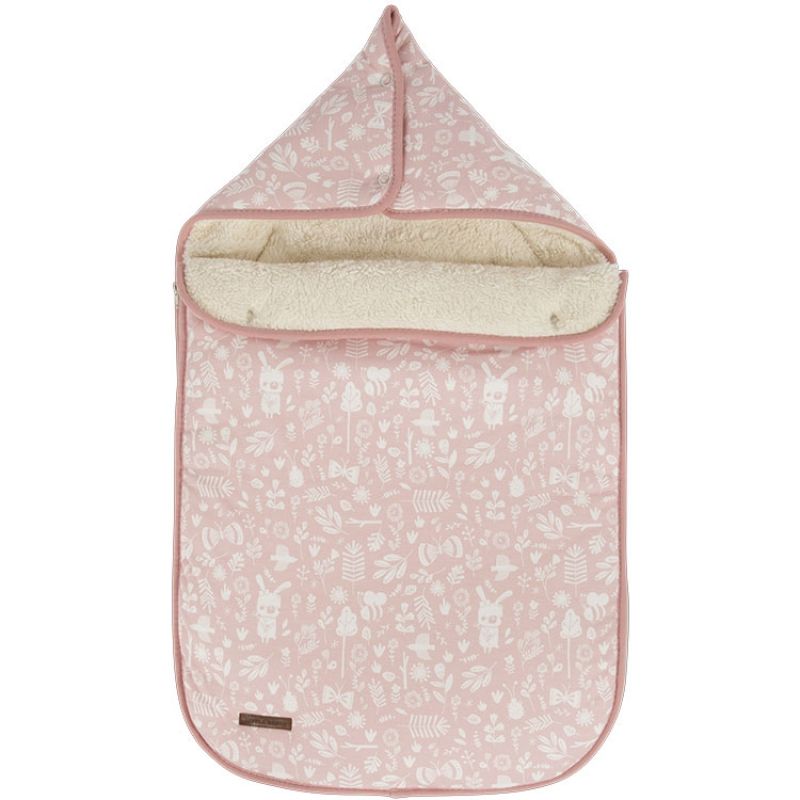 Nid d'ange passe sangle Adventure pink (95 x 108 cm) Little Dutch