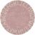 Variation Rose Pâle, Crème du produit Tapis lavable rond ABC vintage nude (150 cm) de la marque Lorena Canals