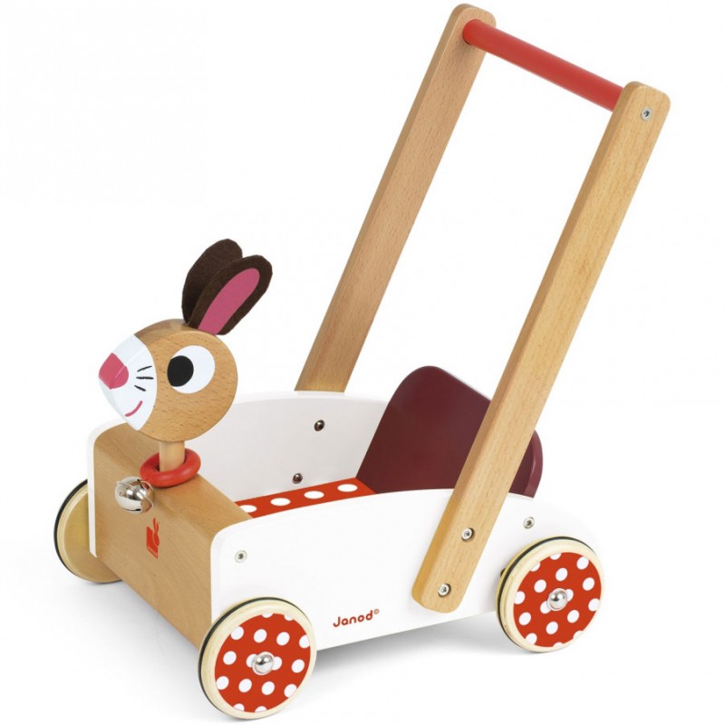 Chariot de marche crazy rabbit Janod