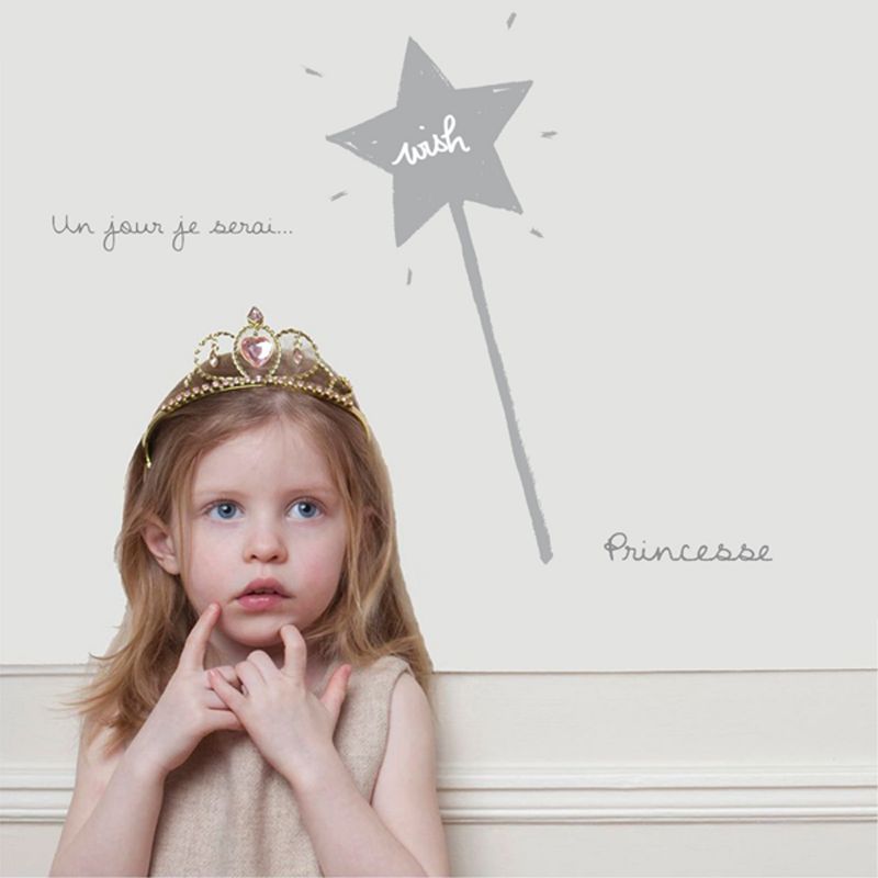 Sticker Je serai une princesse AFKliving