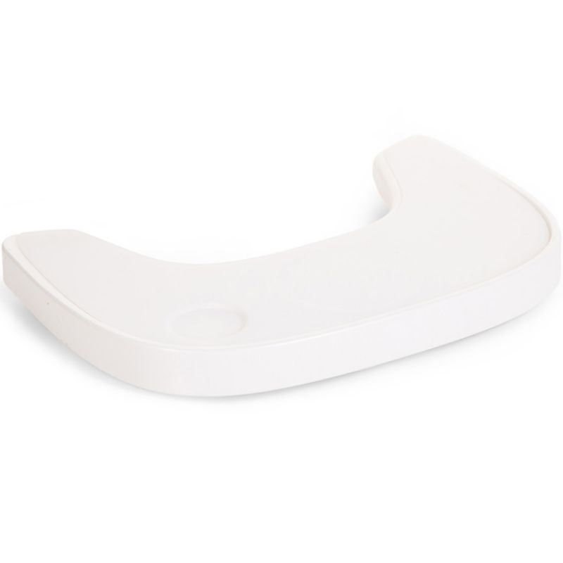 Tablette de repas amovible + protection pour chaise haute Evolu 2 ou Evolu One.80° blanc Childhome Produit 1 grande taille