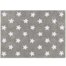 Tapis lavable Etoile gris (120 x 160 cm)  par Lorena Canals