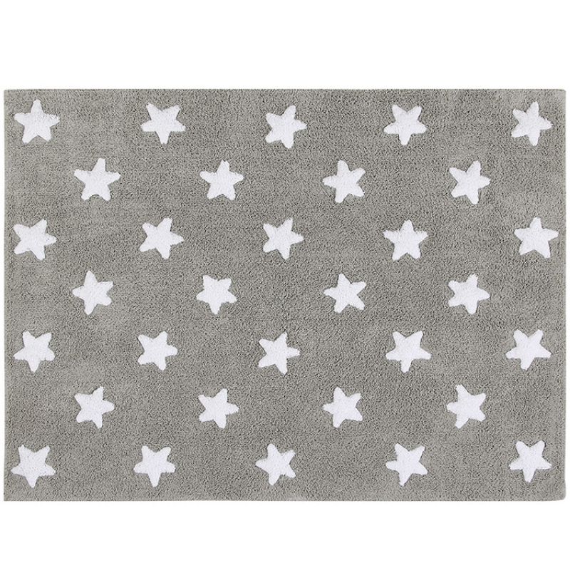 Tapis lavable Etoile gris (120 x 160 cm) Lorena Canals