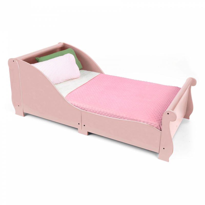 Lit enfant traîneau rose (70 x 140 cm) KidKraft