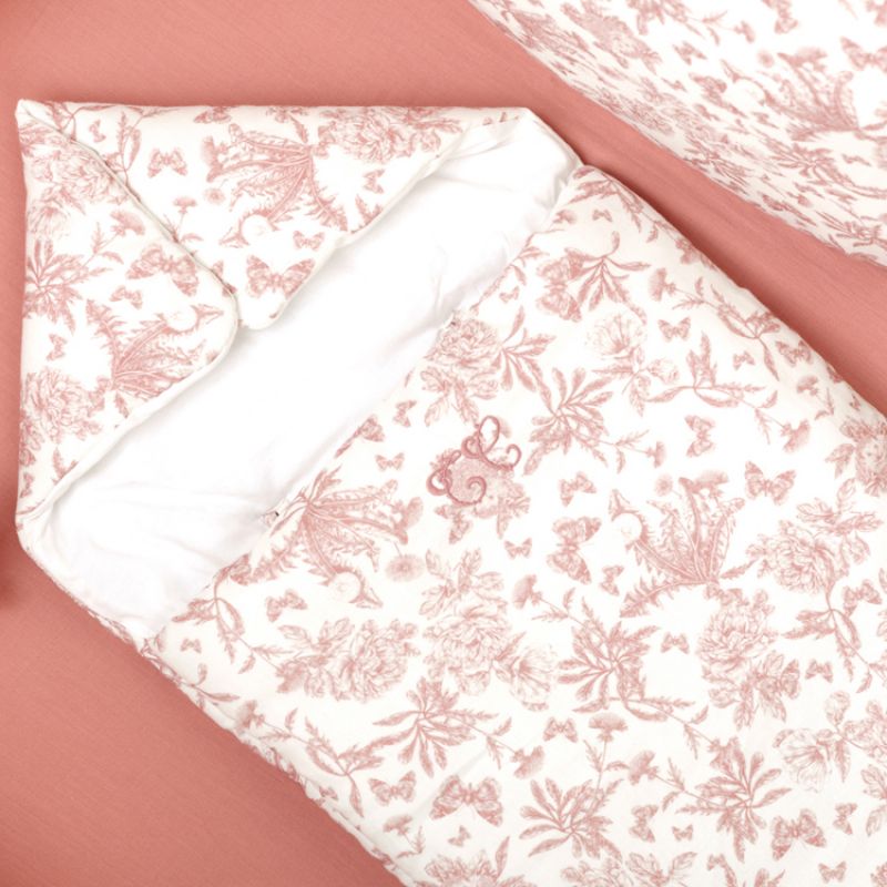 Nid d'ange passe sangle Toile de Jouy Tartine et Chocolat Ambiance 5